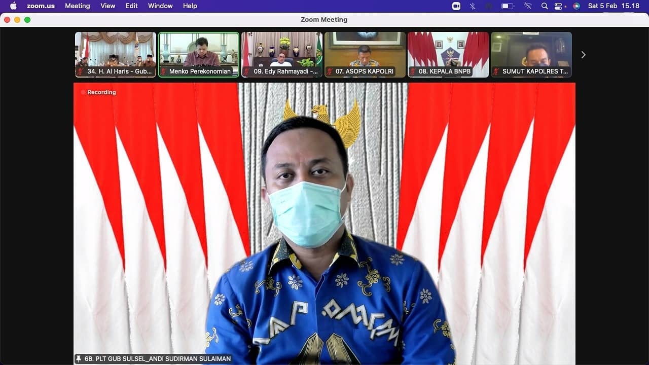 Varian Omicron Naik, Plt Gubernur Minta Seluruh Bupati dan Wali Kota Konsisten Lakukan 3T